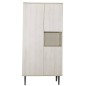 ARMOIRE 1 GDE ET 2 PETITES PORTES NICHE PIED OPALI