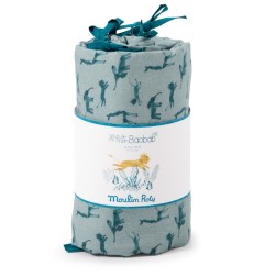 TOUR DE LIT BLEU SOUS MON BAOBAB