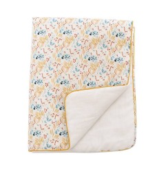 PLAID MOTIF FLORAL SOUS MON BAOBAB