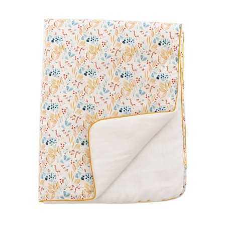 PLAID MOTIF FLORAL SOUS MON BAOBAB