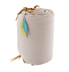 TOUR DE LIT GRIS CLAIR LE VOYAGE D OLGA