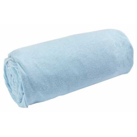 DRAP-HOUSSE JERSEY 60X120 CM BLEU