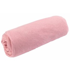 DRAP-HOUSSE JERSEY 60X120 CM ROSE FONCE