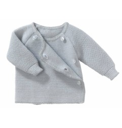 BRASSIERE MAILLE GRIS PREMATURE