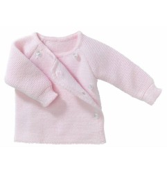 BRASSIERE MAILLE ROSE PREMATURE