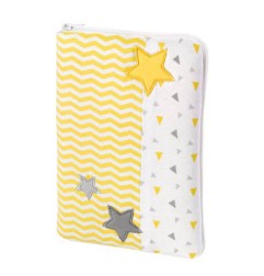 HOUSSE DE CARNET DE SANTE GRAINE DE MOUTARDE