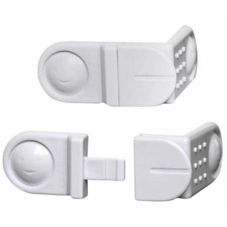 LOQUETS ANGLE X 2 BLANC