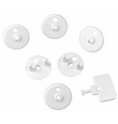 LOT DE 6 CACHE-PRISES ET CLES