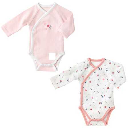 LOT DE 2 BODIES NAISSANCE BRIN DE CAUSETTE