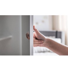 COMMODE BLANC/GRIS JAUNEA&nbsp;SAFRAN CHAMBRE CONCEPT