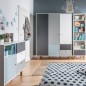 COMMODE GRIS BLEU CHAMBRE CONCEPT