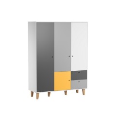 ARMOIRE 3 PORTES SAFRAN CONCEPT