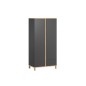 ARMOIRE 2 PORTES ALTITUDE GRAPHITE BOIS