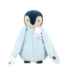 PELUCHE A BISOUS MANCHOT BLEU