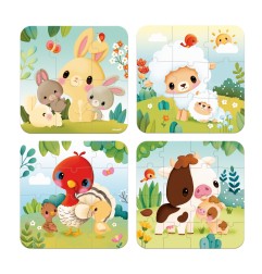FERME - PUZZLES EVOLUTIFS ANIMAUX FERME
