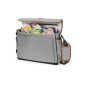 SAC A LANGER MESSENGER GRIS CLAIR