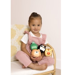 LES DOOBALLS - SET DE 4 BALLES DOUDOUS JUNGLE