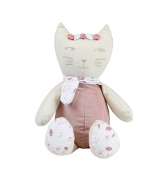 R ET LILI PELUCHE MUSICAL 26CM ROSE