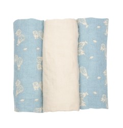 LOT 3 LANGES 70*70CM - POIRES