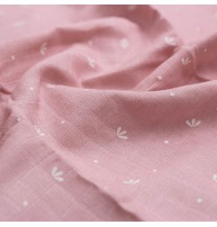 LOT 3 LANGES 70X70- PETALES ROSES