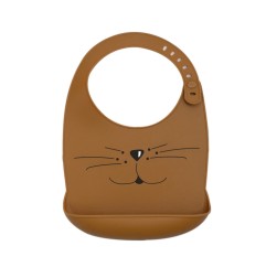 BAVOIR SILICONE CHAT-CARAMEL - 18X28CM