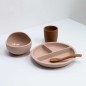 COFFRET REPAS 4PCS SILICONE - SABLE ET CARAMEL