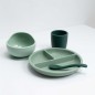 COFFRET REPAS 4PCS SILICONE - VERT SAUGE ET VERT SAPIN