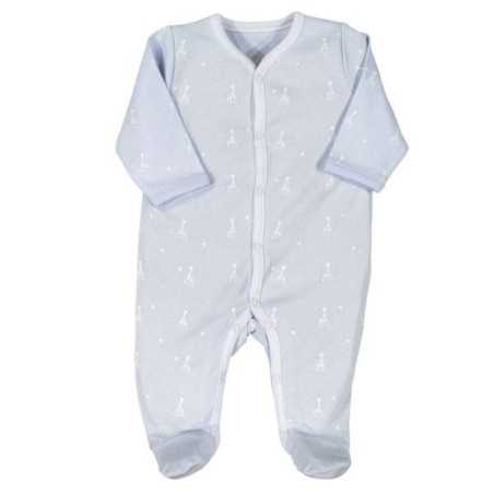 PYJAMA Y COTON SOPHIE LA GIRAFE BLEU NAISSANCE