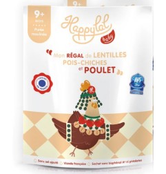 Mon régal de lentilles pois chiche et poulet 9M