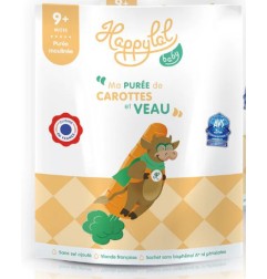 Ma purée de carottes et veau 9M