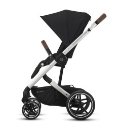 POUSSETTE 4 ROUES BALIOS S LUX SLV DEEP BLACK