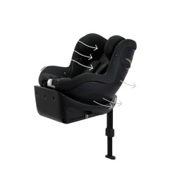SIEGE AUTO SIRONA GI I-SIZE - MOON BLACK | CYBEX