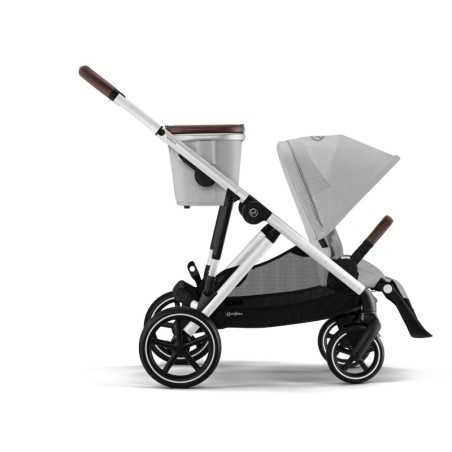 GAZELLE S SILVER / SIEGE LAVA GREY - CYBEX