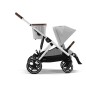 GAZELLE S SILVER / SIEGE LAVA GREY - CYBEX