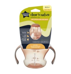 BIBERON-TASSE DE TRANSITION ROSE