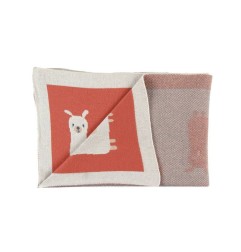 COUVERTURE EN TRICOT JACQUARD MORIS SACHA