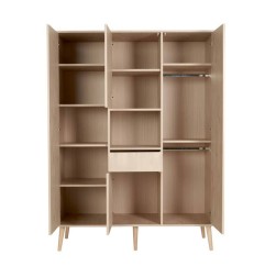 ARMOIRE 4 PORTES COCOON NATURAL OAK