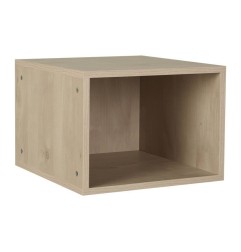 NICHE D ARMOIRE COCOON NATURAL OAK