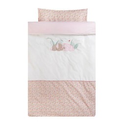 HOUSSE DE COUETTE TAIE D OREILLER IRIS ET LALI