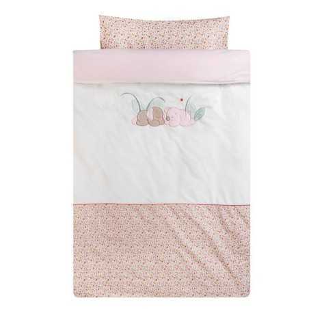 HOUSSE DE COUETTE TAIE D OREILLER IRIS ET LALI