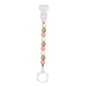 ATTACHE SUCETTE SILICONE BEIGE/ROSE