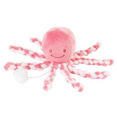 PELUCHE MUSICALE PIEUVRE CORAIL