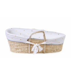 PANIER MOISE GOLD DOTS