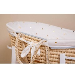 PANIER MOISE GOLD DOTS