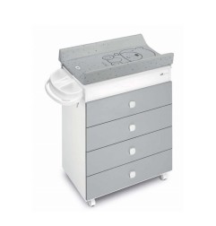 COMMODE ASIA GRIS TEDDY GREY