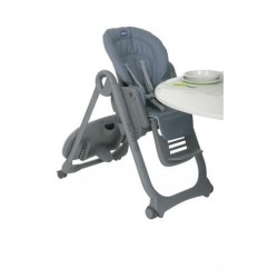 CHAISE HAUTE POLLY MAGIC RELAX - 4 ROUES CERULEAN