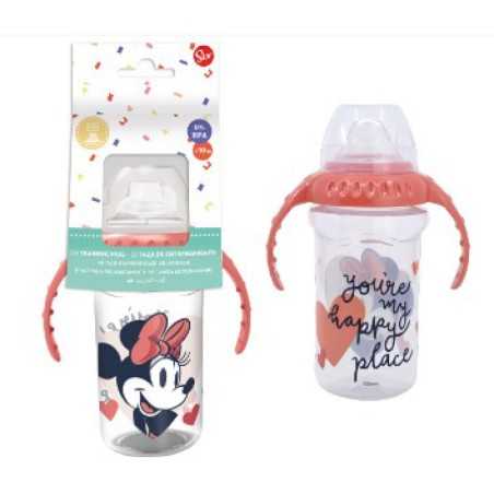 TASSE A BEC + POIGNET MINNIE 360ML