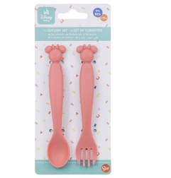 LOT DE 2 CUILLLERES SILICONE MINNIE