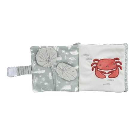 LIVRE POUR POUSSETTE EN TISSU OCEAN MINT