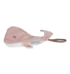 ATTACHE-SUCETTE BALEINE OCEAN PINK